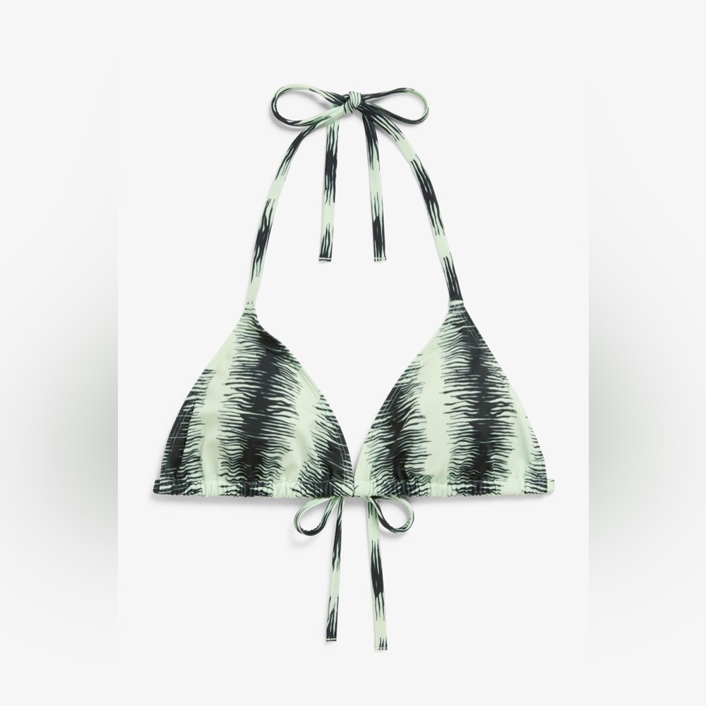 NWT Monki Bikini Mint Tiger Print